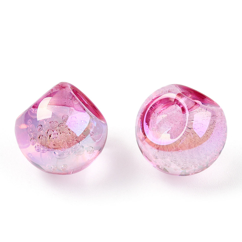 Bubbles Round Acrylic Beads 20mm, 10pcs