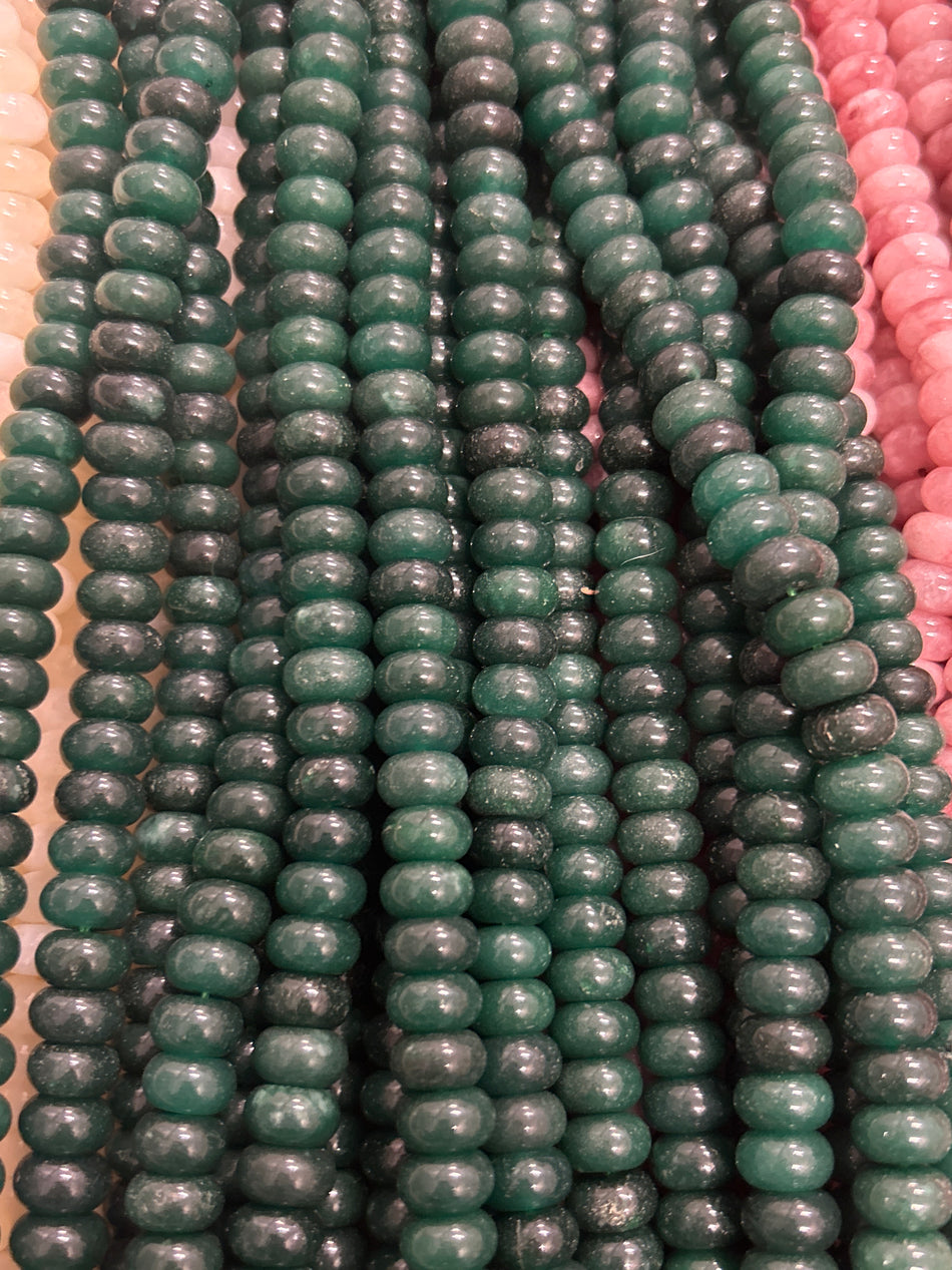 Rondelle Jade Strand, 10mm