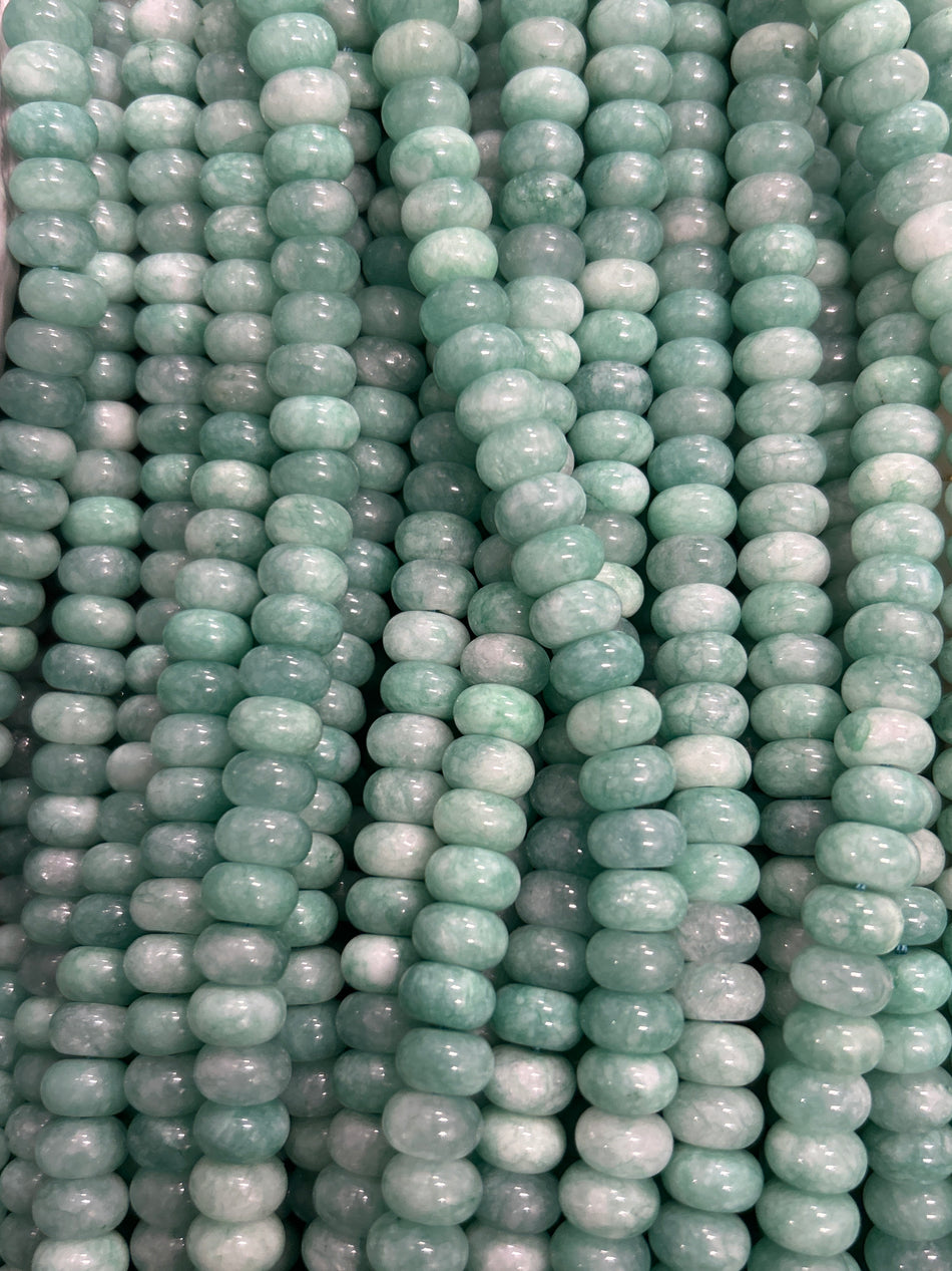 Rondelle Jade Strand, 10mm