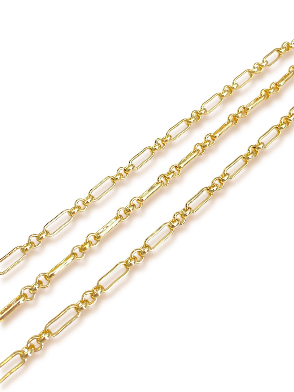 Gold Filled Link Chain, 1 Yard