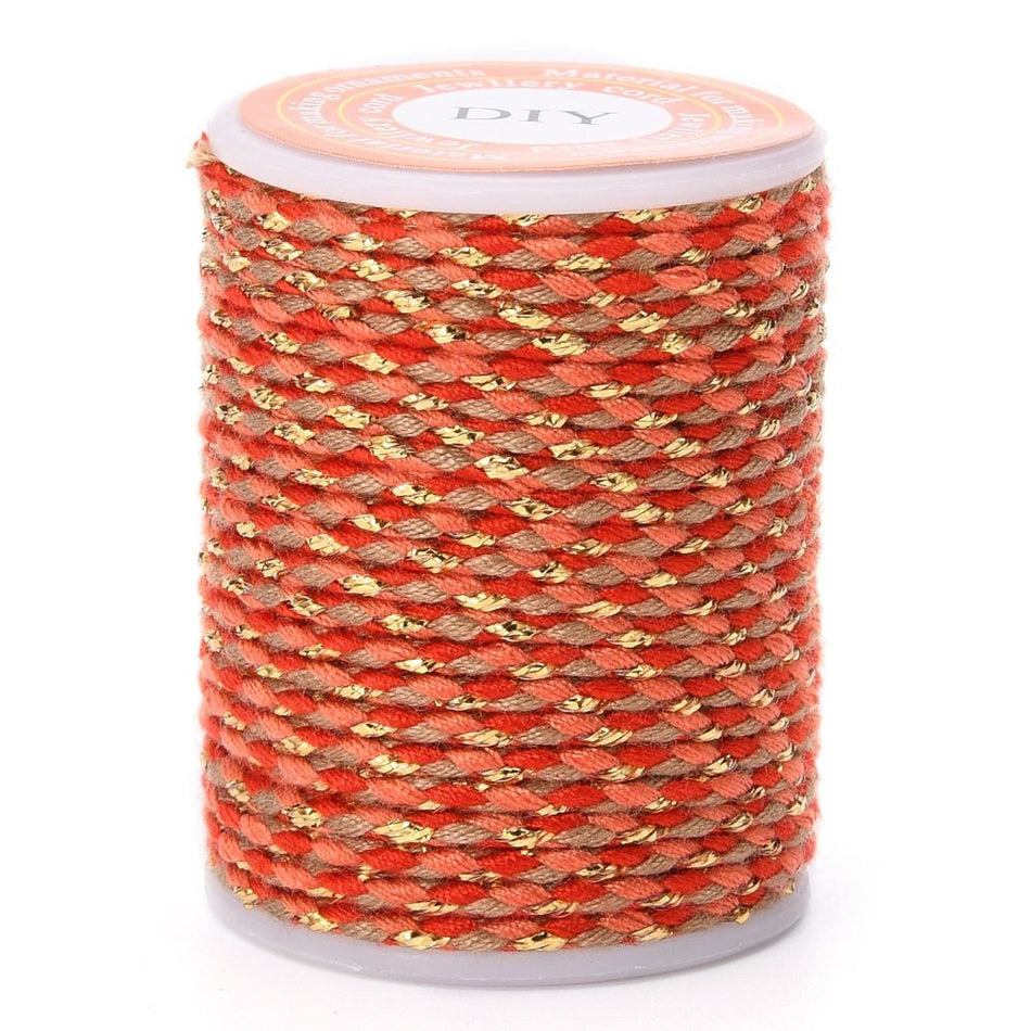 Multicolor Macrame Cord Roll, 1.5mm