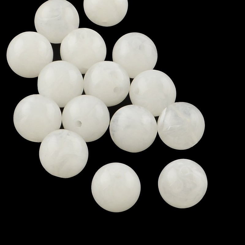 Round Acrylic Beads 20mm, 10pcs