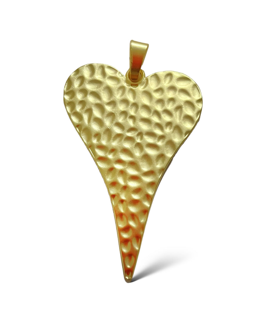 Gold-Plated Heart Pendant