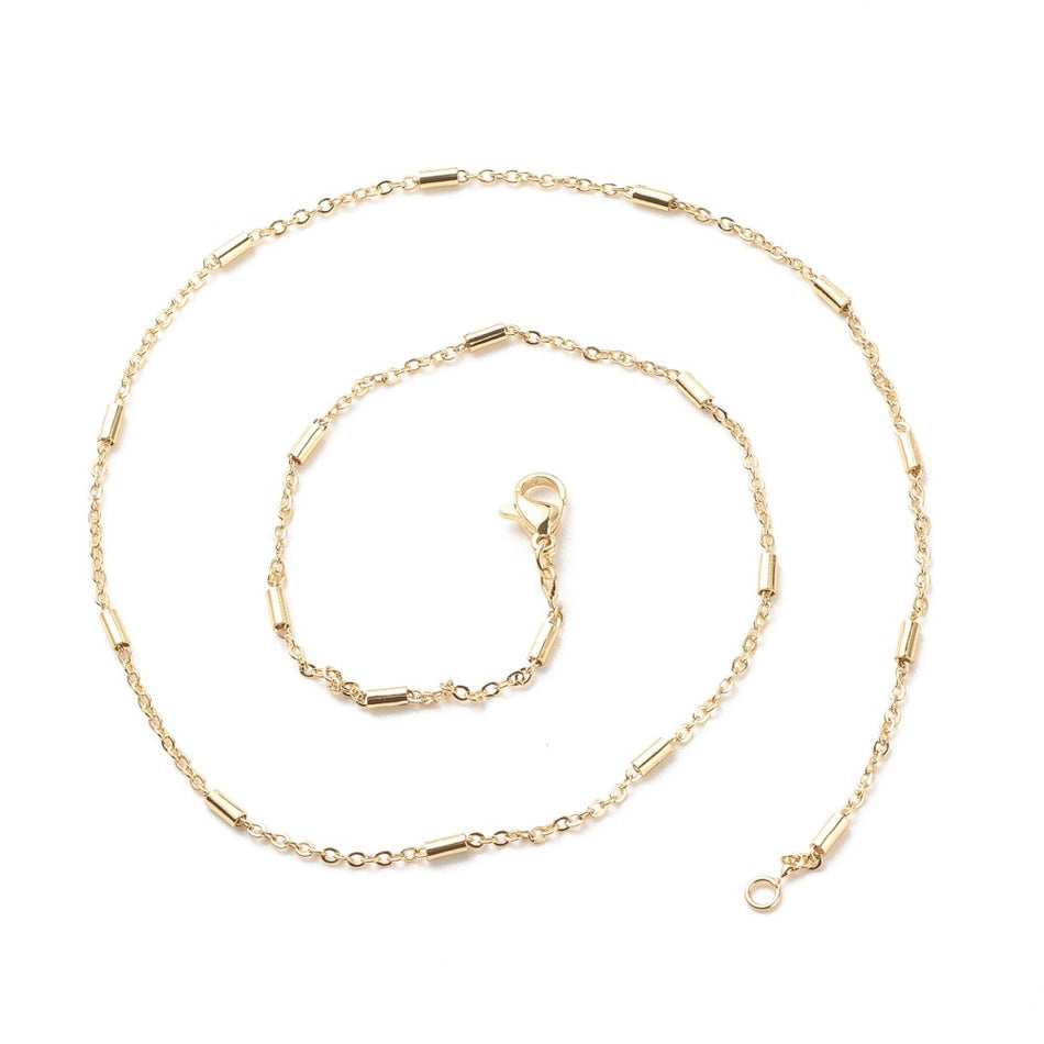 18k Gold-Plated Necklace, 18inches (45cm)