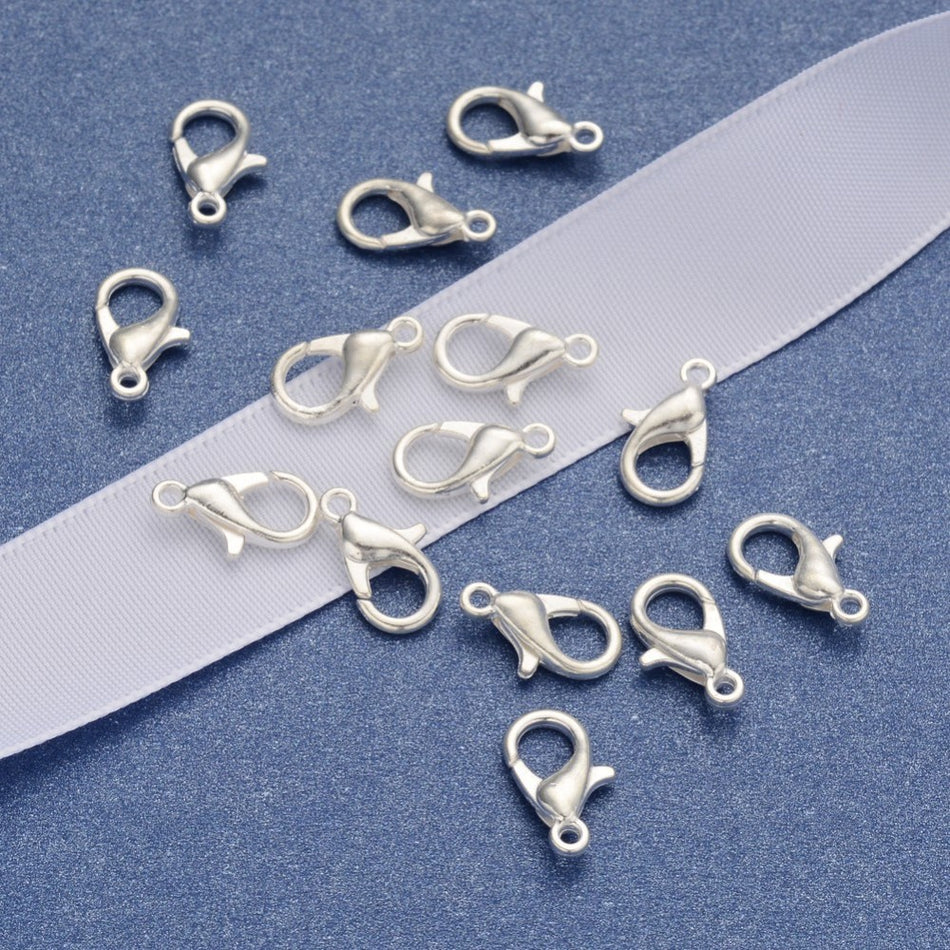 Lobster Claw Clasp, 12mm, 25pcs