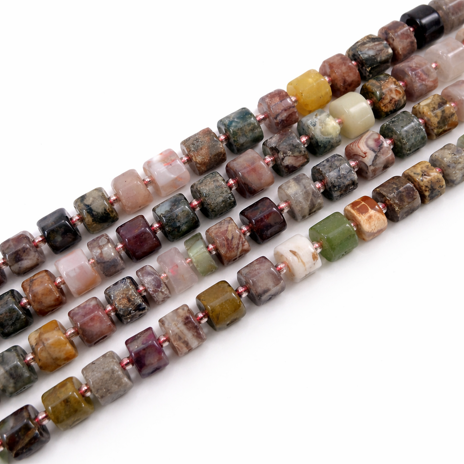 Multi-Gemstone Rondelle Bead 10mm Strand