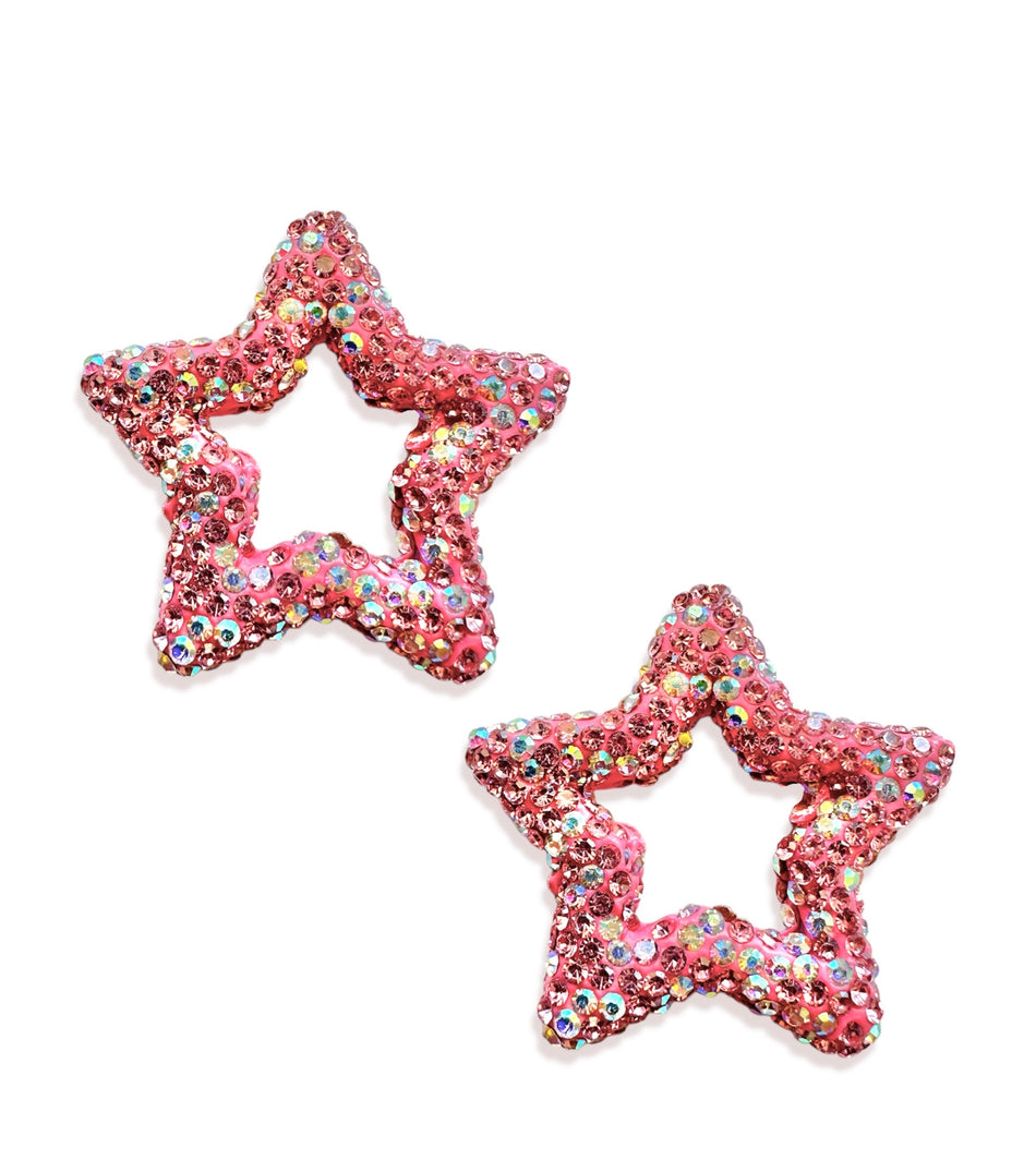 Zirconia Star Focal Bead, 1pc