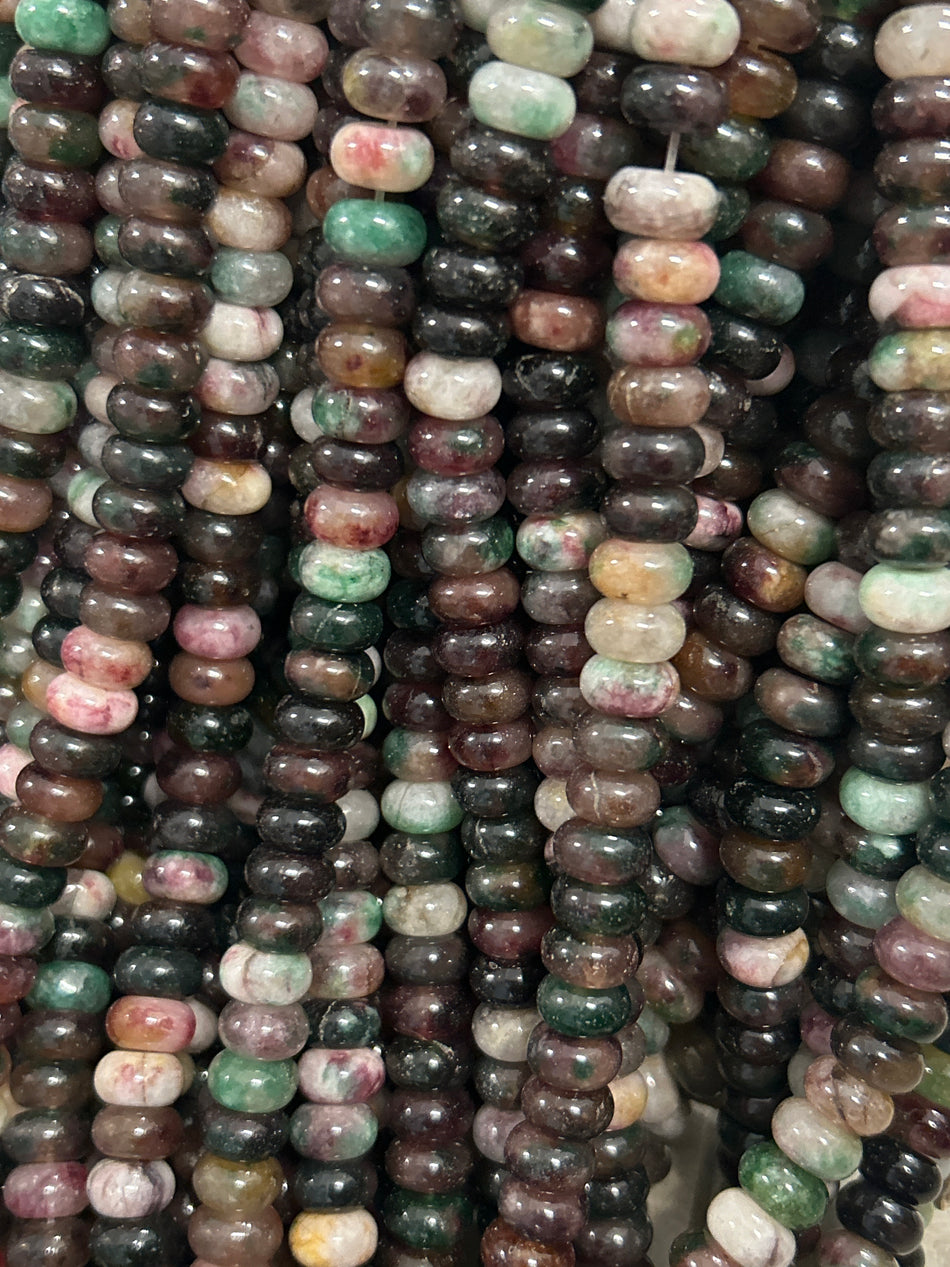 Rondelle Jade Strand, 10mm