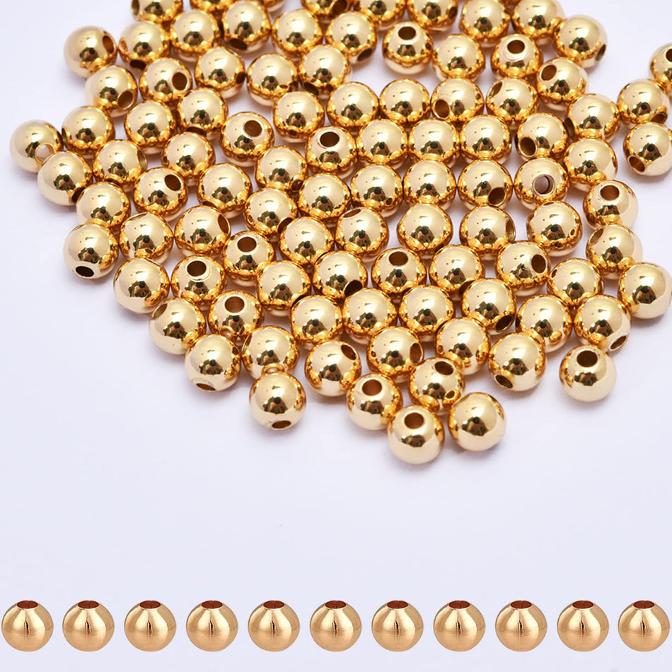 Gold Filled Round Spacer Beads