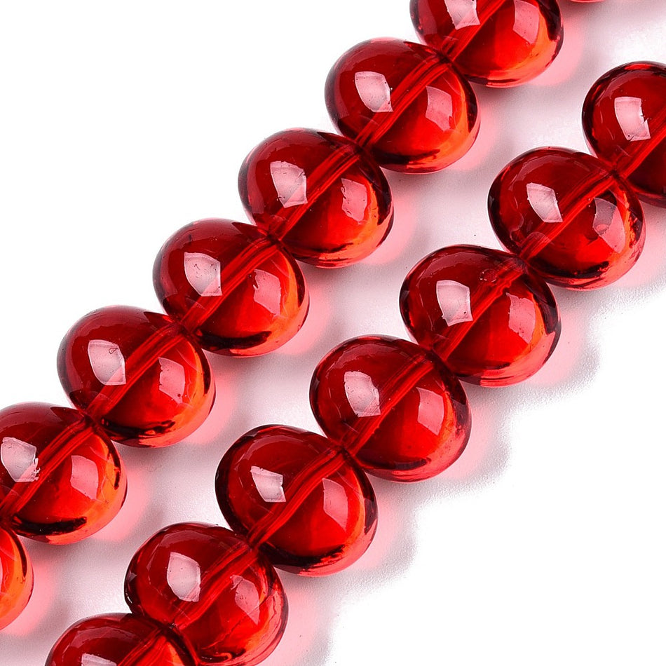 Oval Electroplate Crystal Bead Strand, 14mm