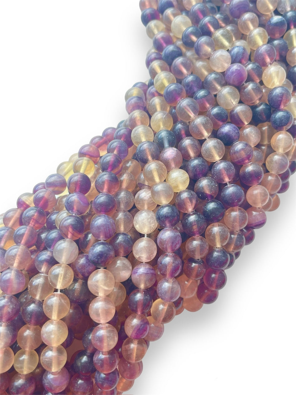 Round Amethyst Strand, 10mm