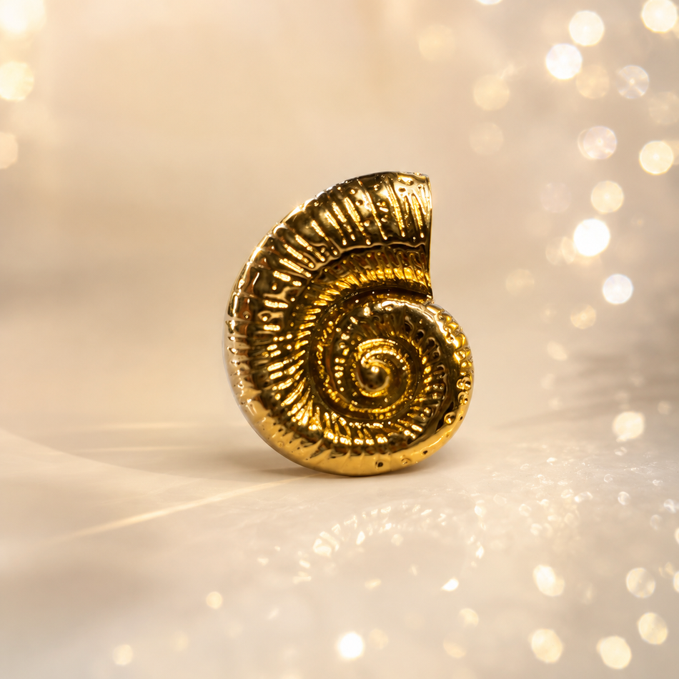 Gold-Filled Shell Pendant, 1pc