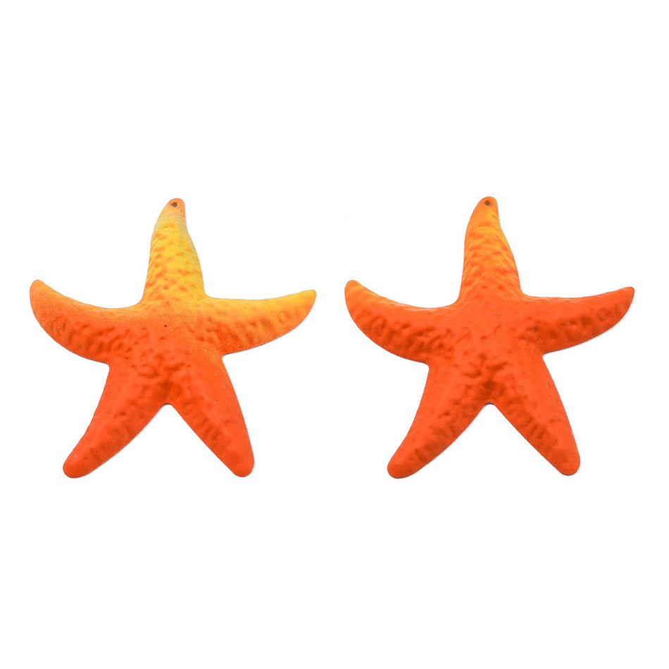 Mix Color Star Pendant, 4pcs