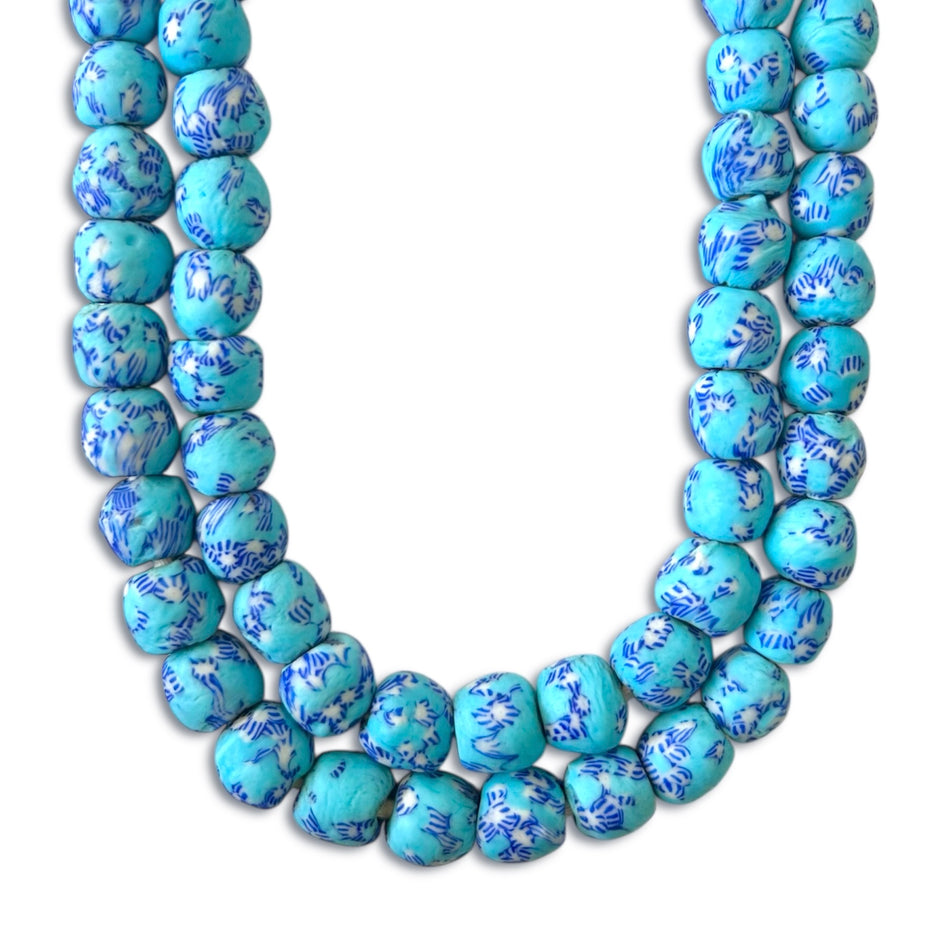 Round African Bead Strand, 14mm