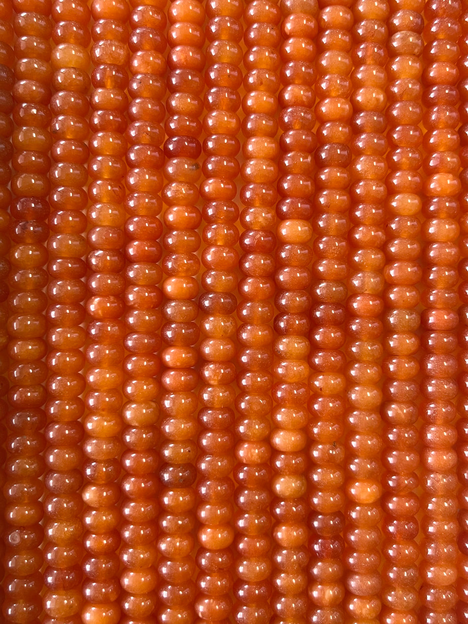 Rondelle Jade Bead Strand, 8mm