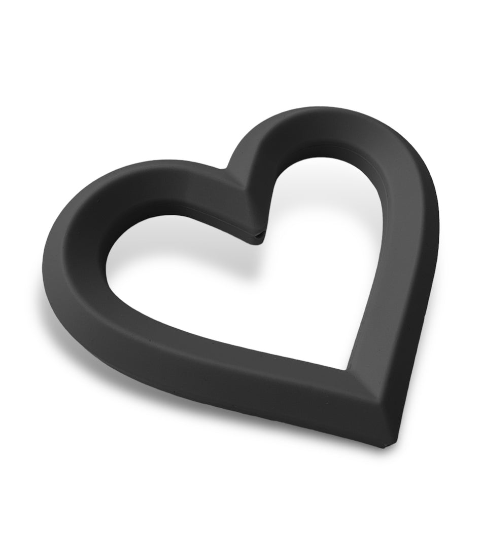 Rubber Heart 3 inches, 1pc