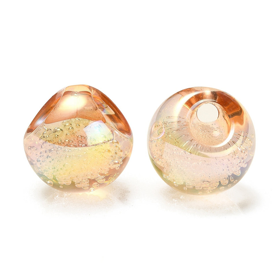 Bubbles Round Acrylic Beads 20mm, 10pcs