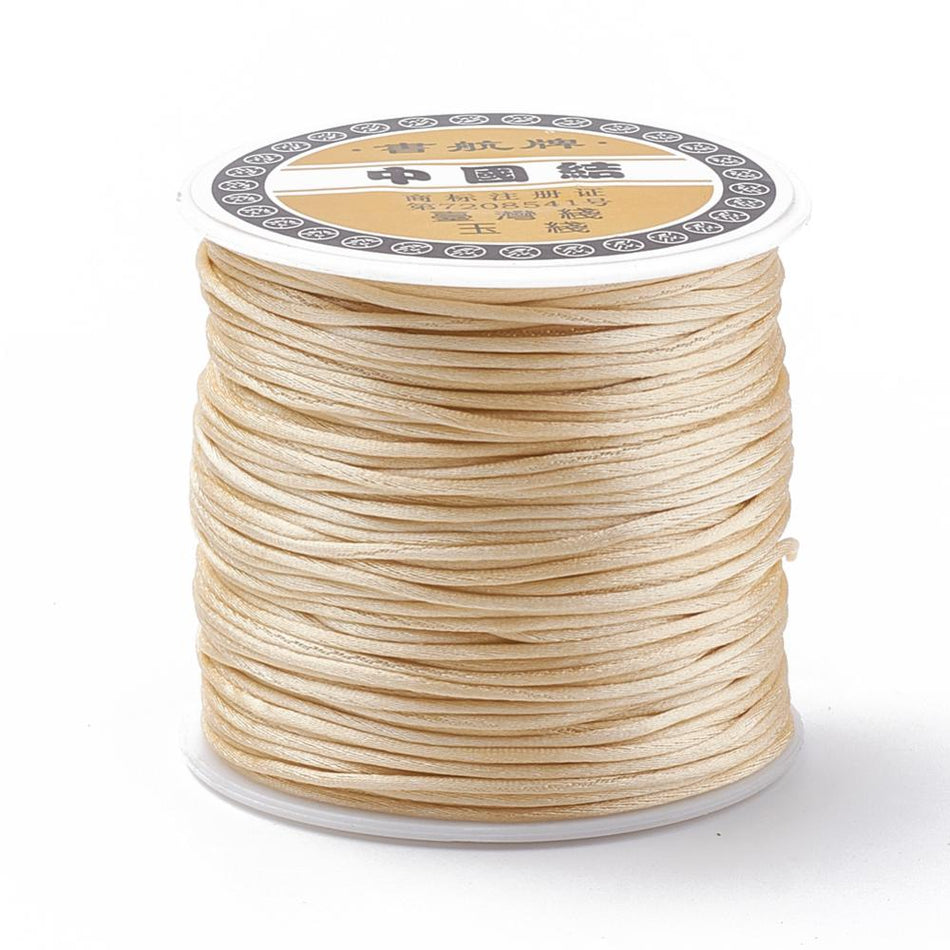Rattail Satin Cord Roll 1mm, 70 Meters