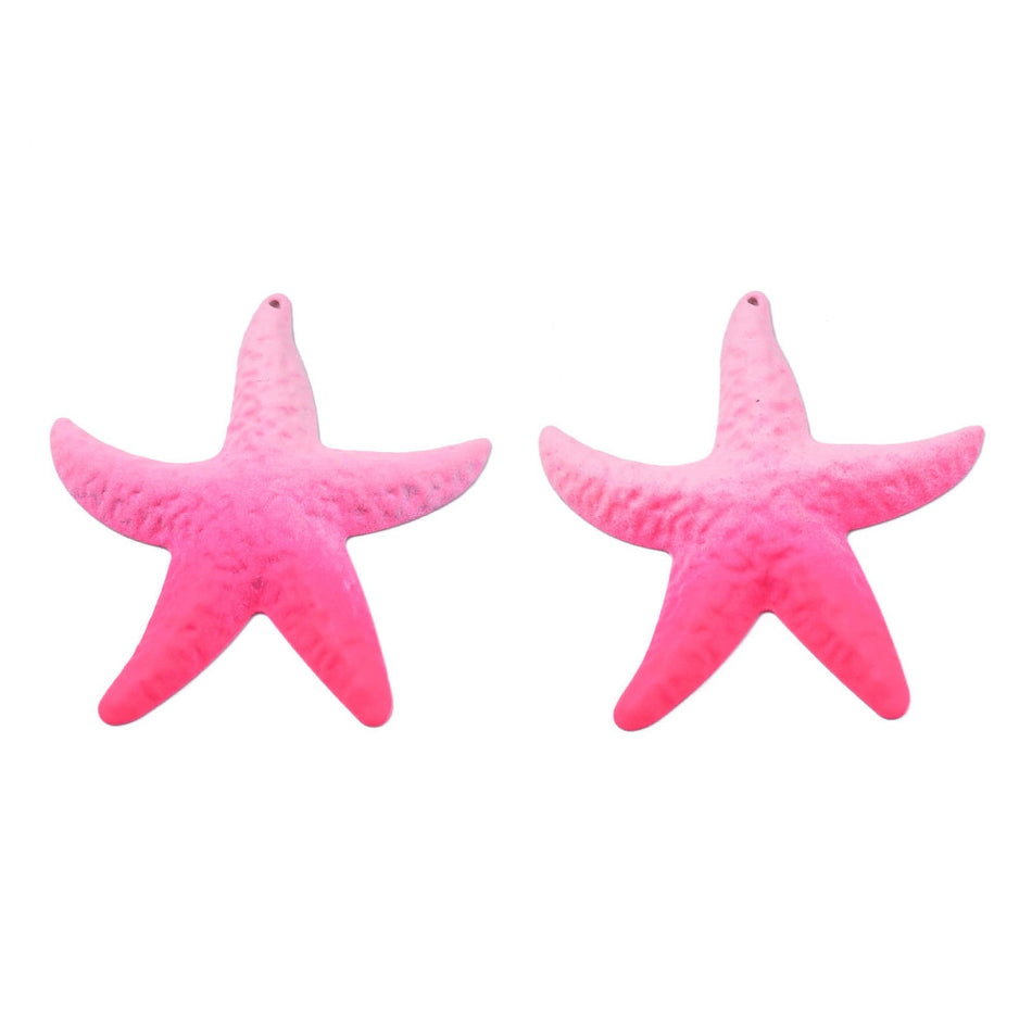 Mix Color Star Pendant, 4pcs