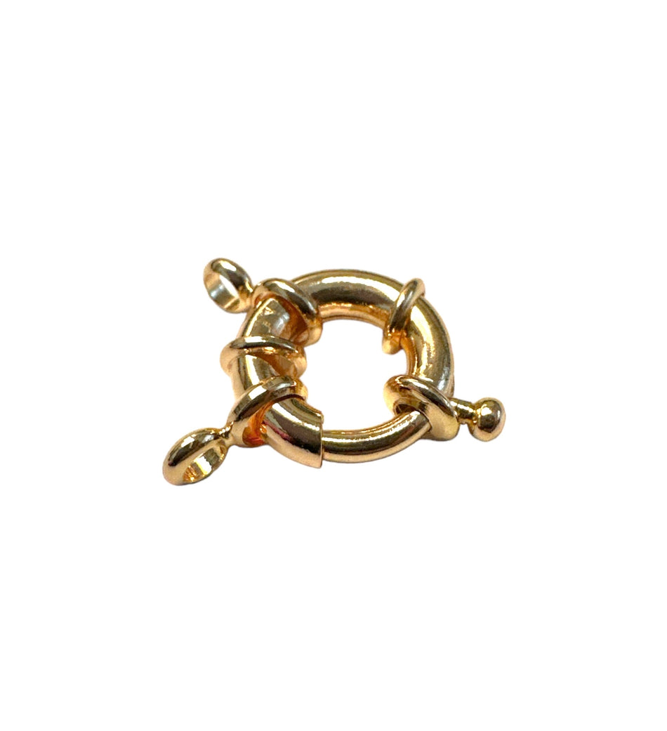 Gold-Filled Spring Clasp 13mm, 2pcs