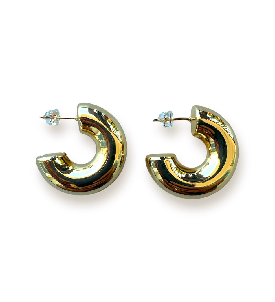 Gold Earring Pair