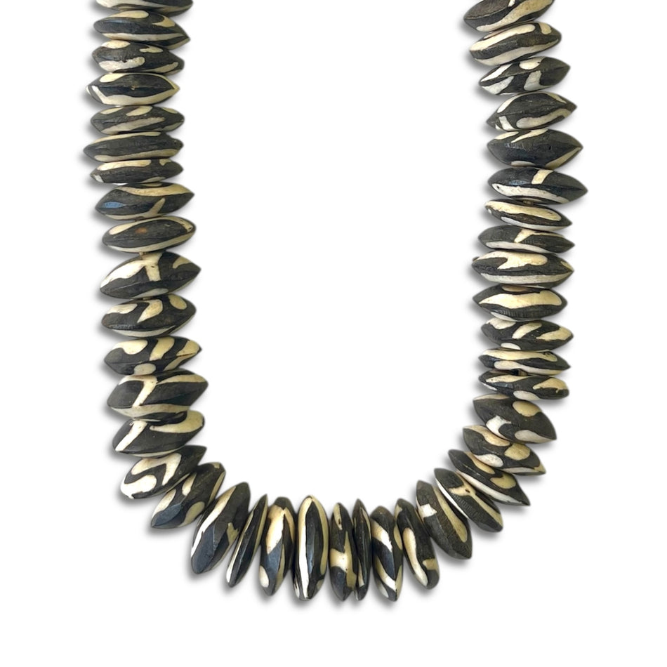 African Rondelle Bead Strand, 18mm