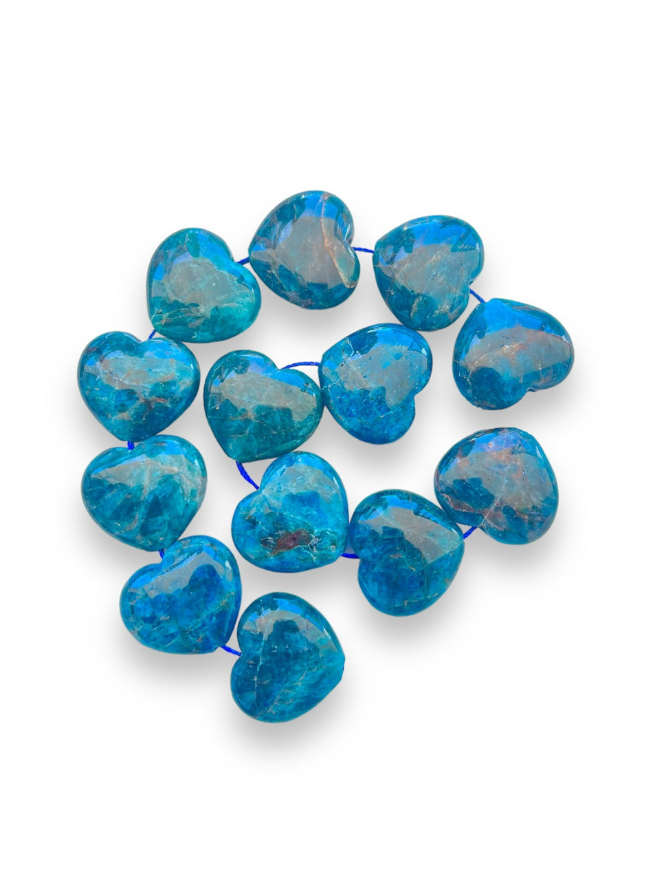 Apatite Gemstone Heart, 1pc