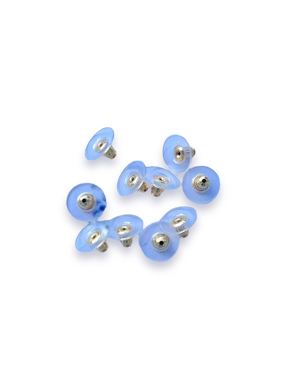 Plastic Earring Back Studs, 10pcs