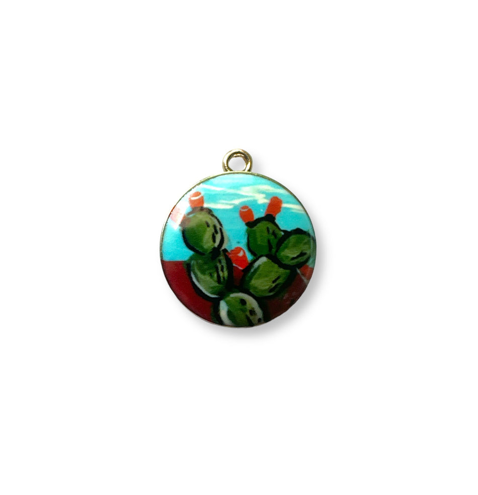 Cactus Pendant, 1pc