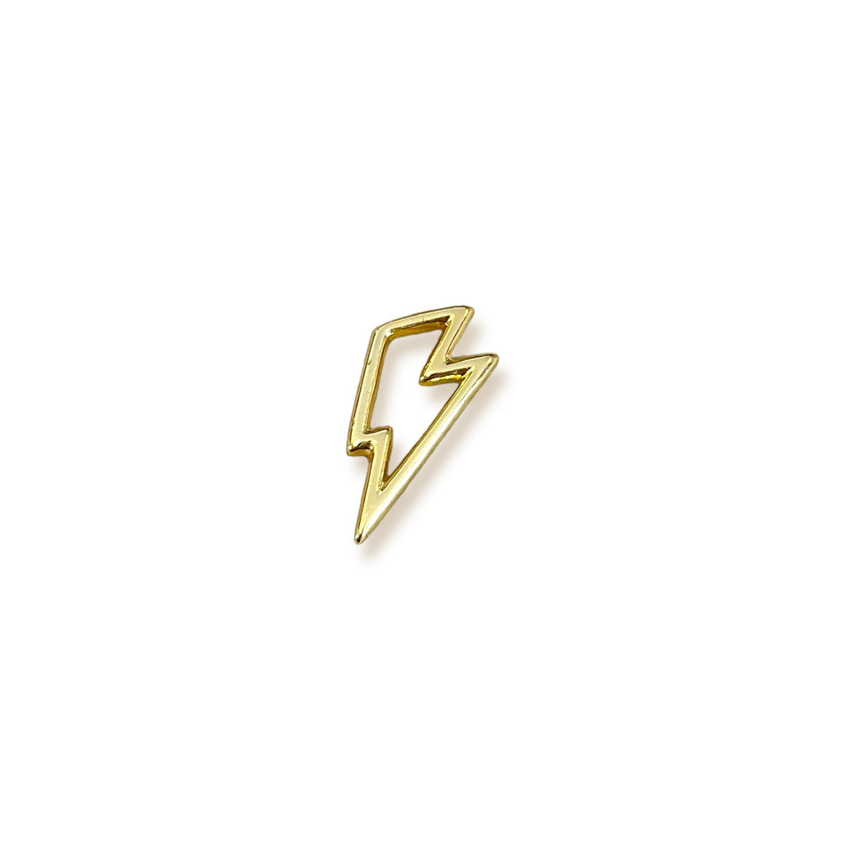 Gold Filled Lightning Bolt, 1pc