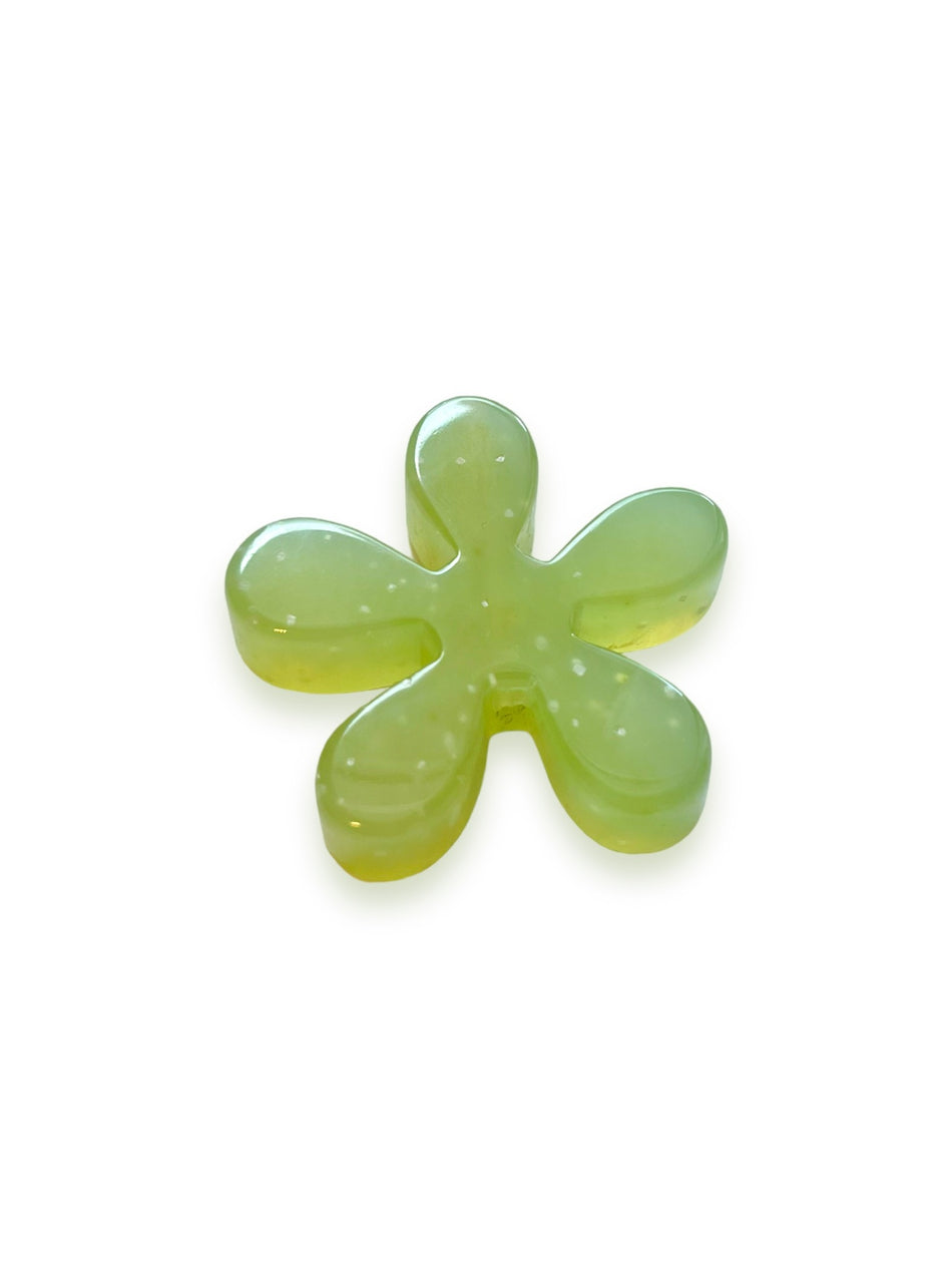 Flower Jade Bead 45mm, 1pc