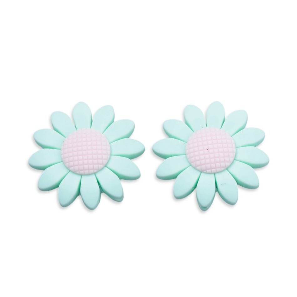 Flower Silicone Bead 40mm, 1pc