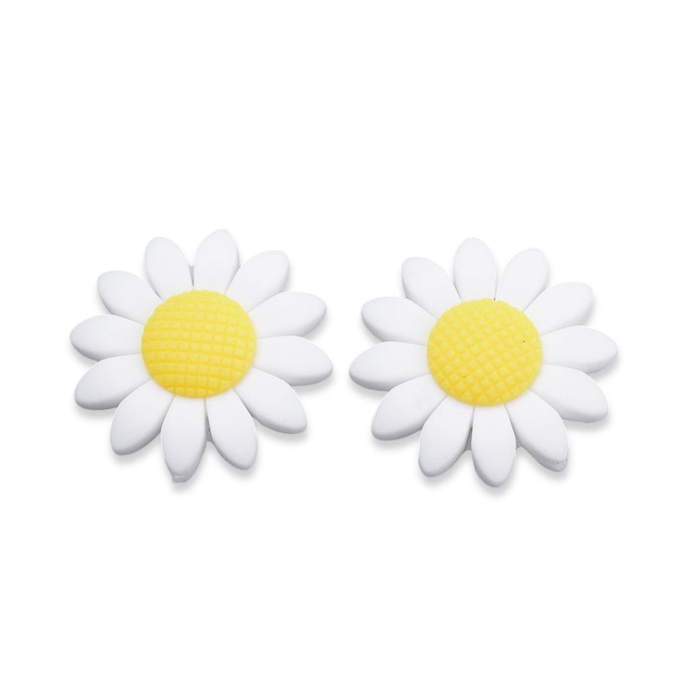 Flower Silicone Bead 40mm, 1pc