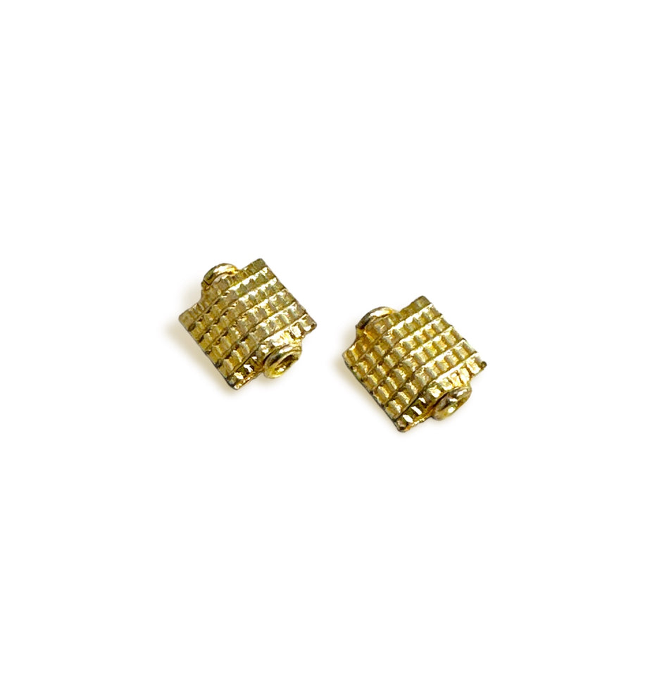 Gold-Filled Square Spacer, 2pcs