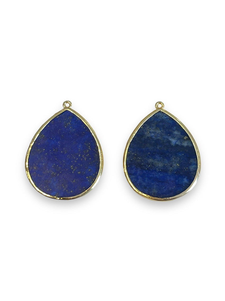 Royal Blue Drop Pendant, 1pc