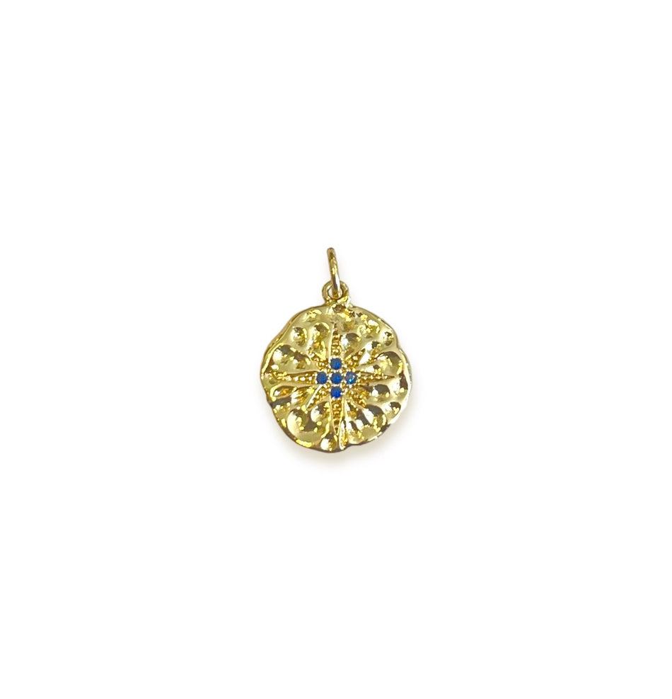 Gold Filled Zirconia Cross Pendant, 1pc