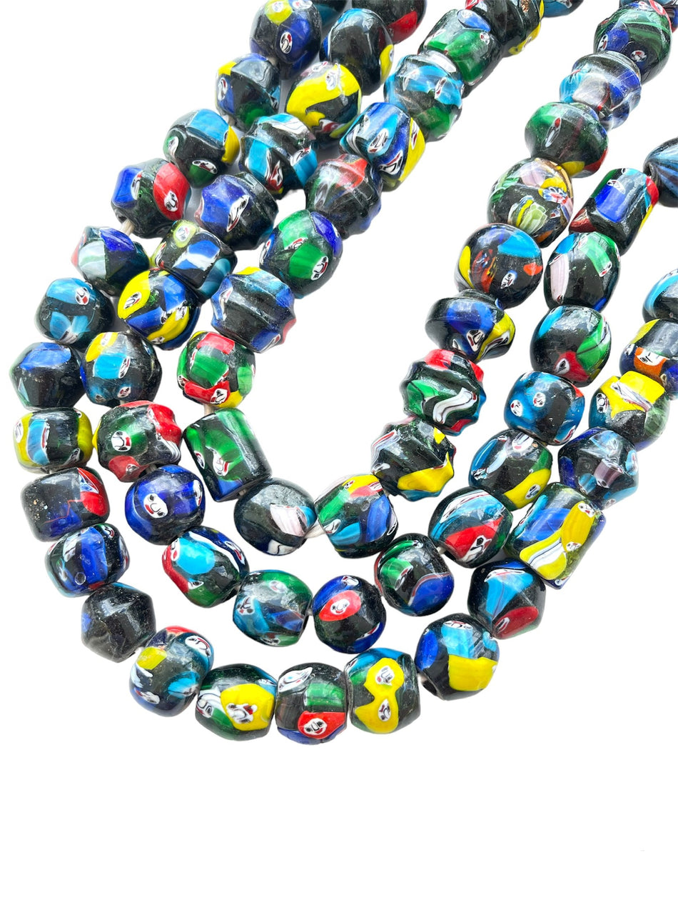 Millefiori African Bead Strand