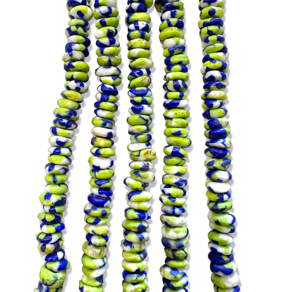 African Rondelle Beads 14mm, 1 Strand