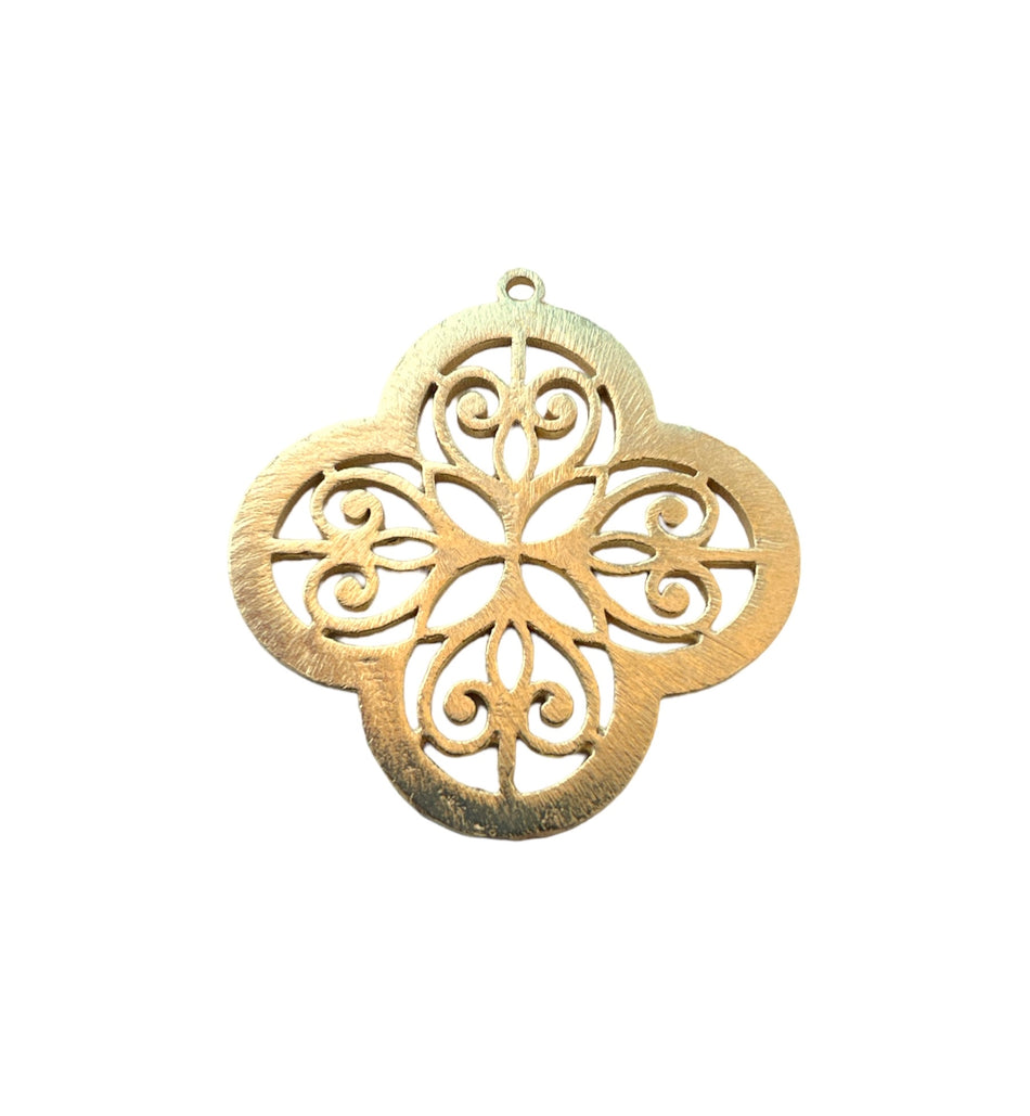 Gold-Filled Antique Pendant, 1pc