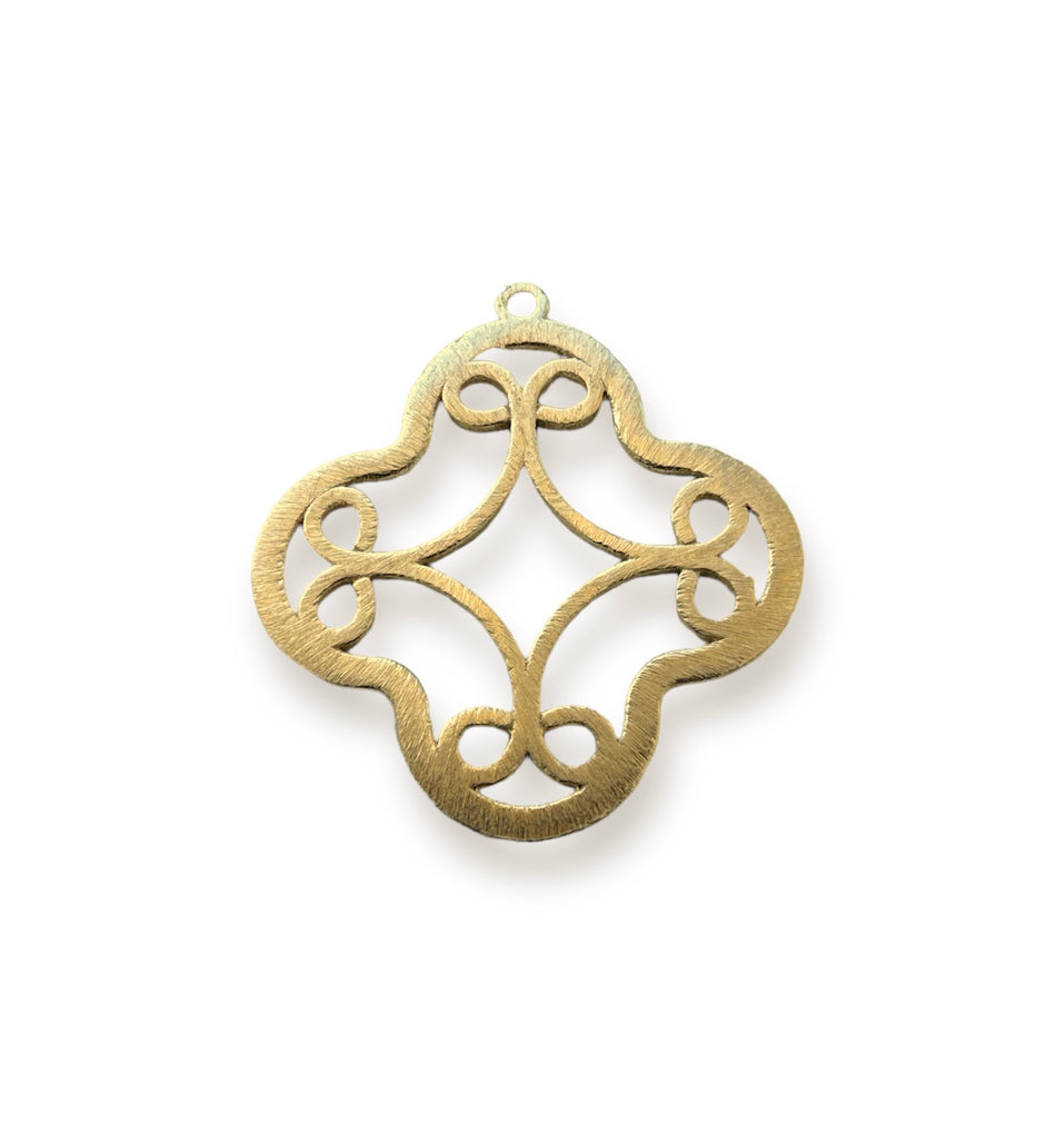 Gold-Filled Antique Pendant, 1pc