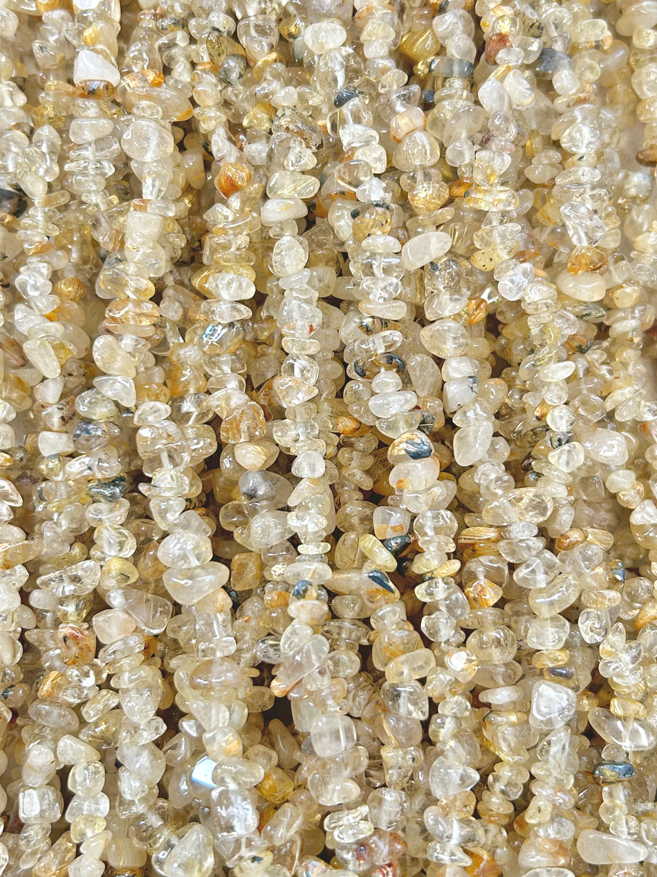 Citrine Chip Bead Strand, 6-8mm