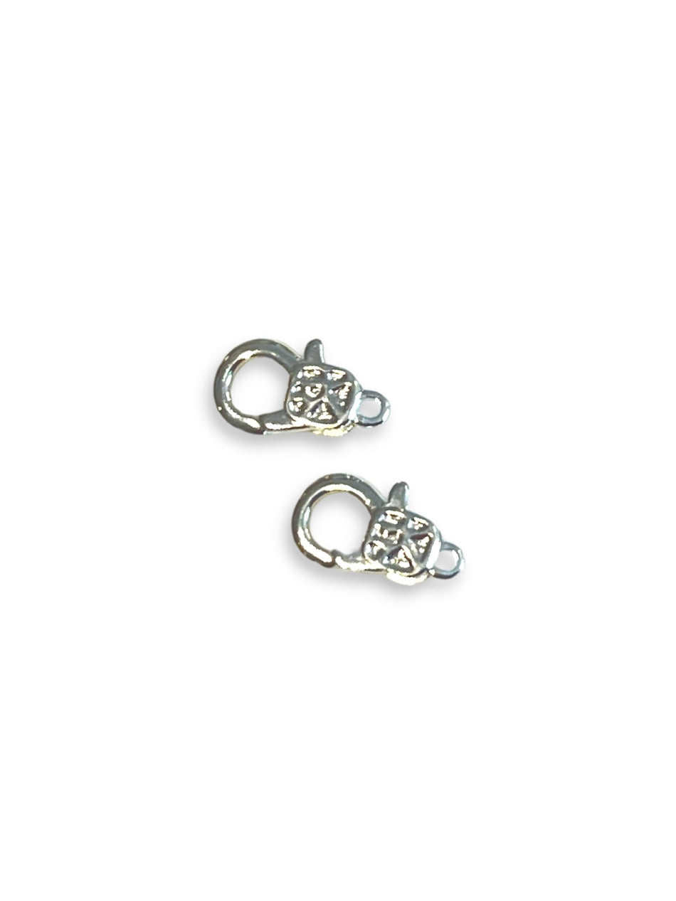 Silver Lobster Clasp, 2pcs