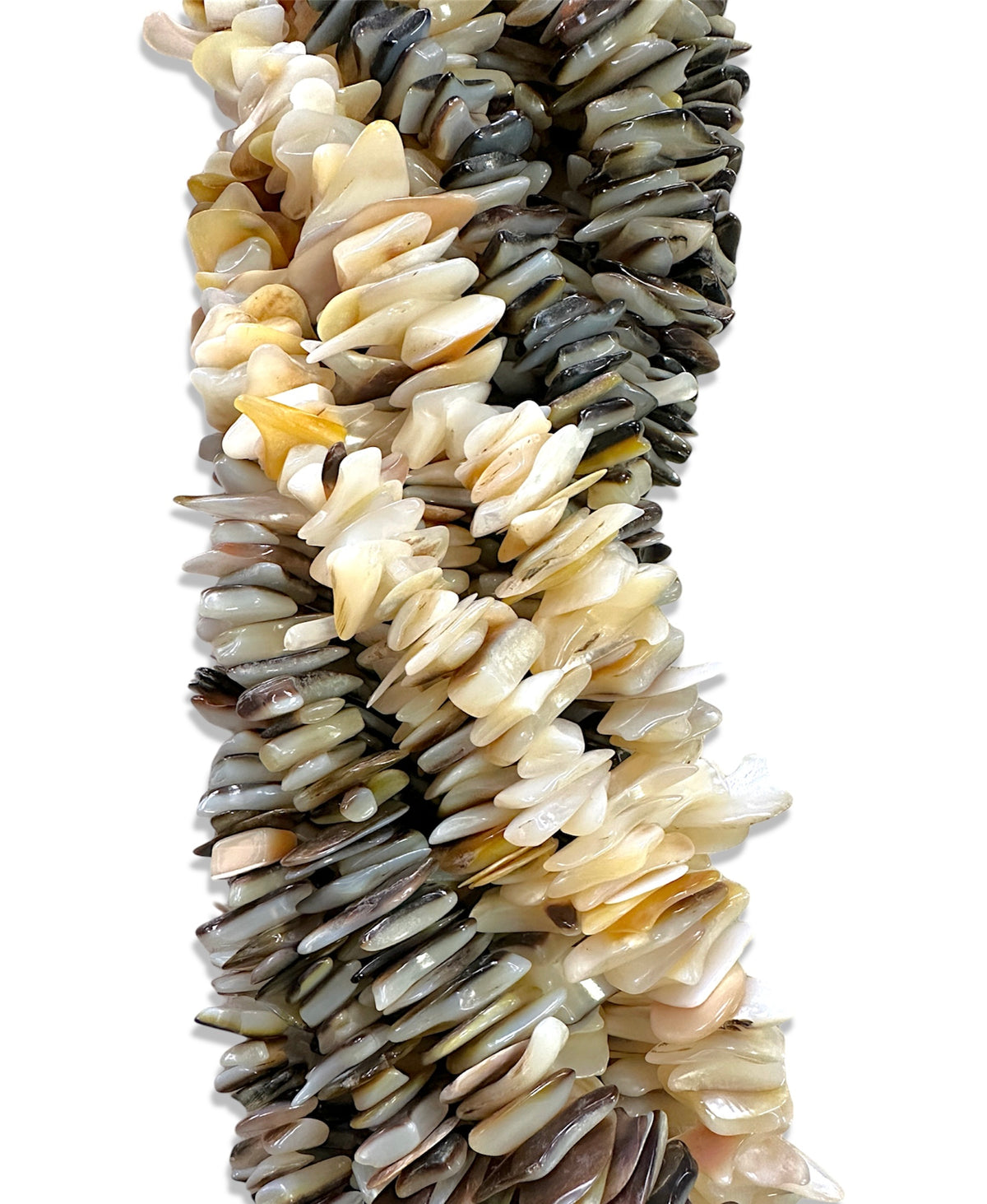 Chip Chip Shell Chip Shell Strand, 15-22mm – Damaris Beads