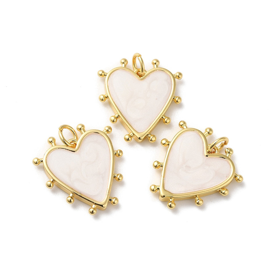 Gold-Filled Heart Pendant, 1pc