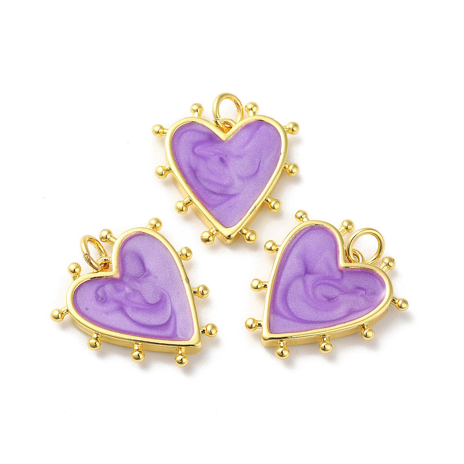 Gold-Filled Heart Pendant, 1pc