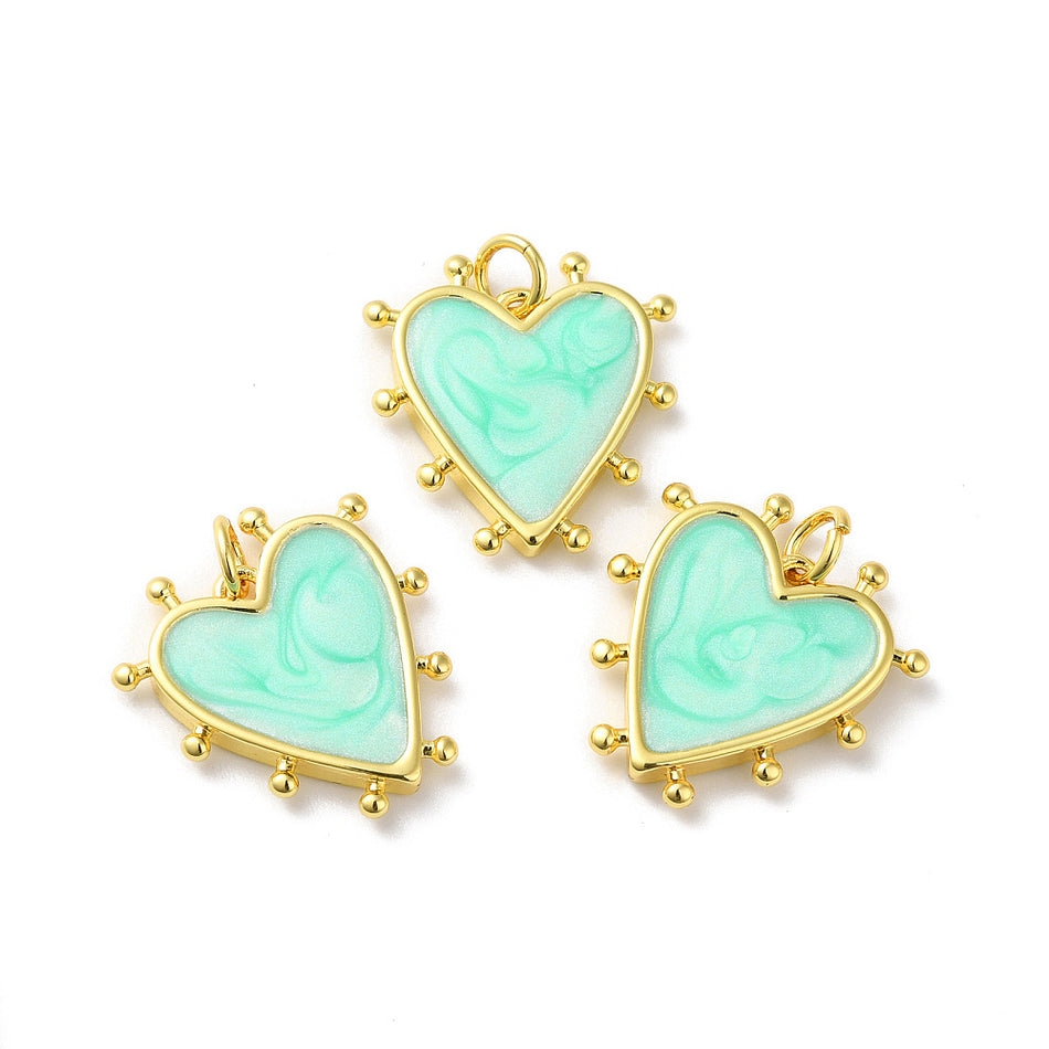 Gold-Filled Heart Pendant, 1pc