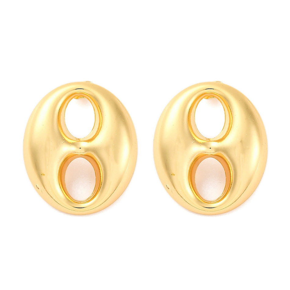 Stainless GG Earrings, 1 Pair