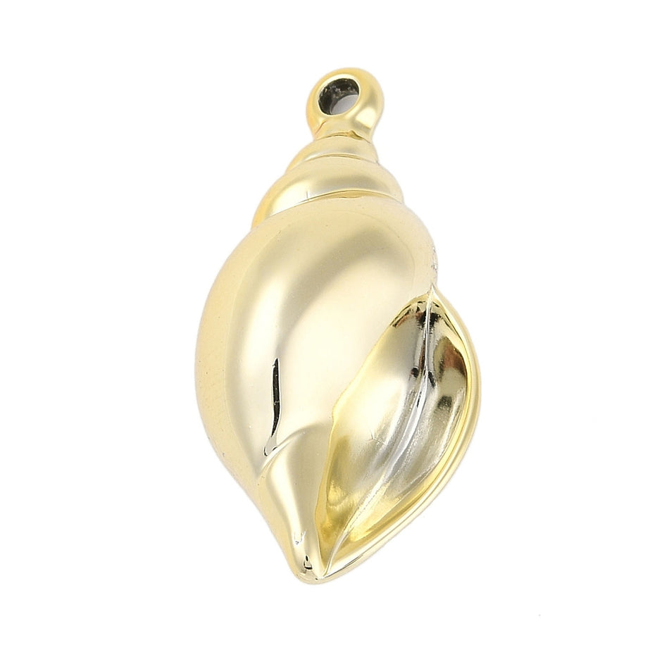 Acrylic Shell Conch 44mm, 5pcs