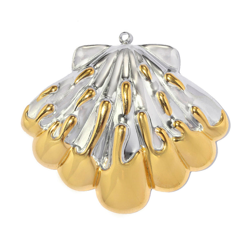 Stainless Steel Pendants, Shell 44mm 1PC