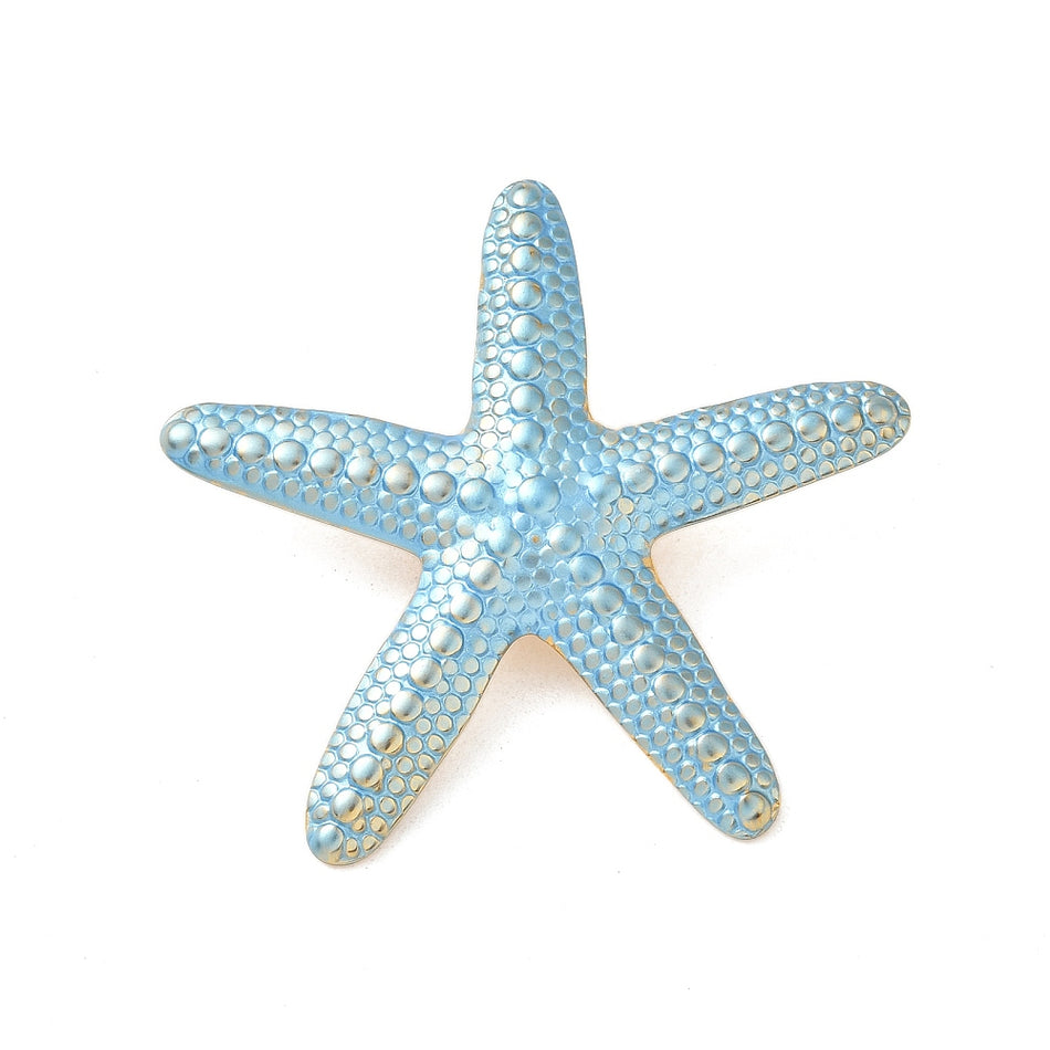 Stainless Steel Starfish Pendant, 47mm 1pc